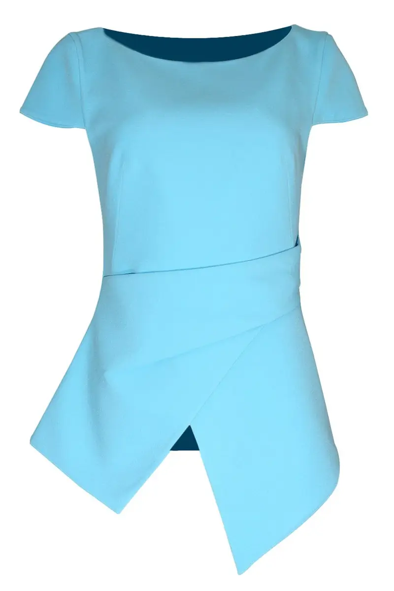 Safiyaa Agave Boatneck Cap Sleeve Top | Image 1 Safiyaa Agave Boatneck Cap Sleeve Top | Image 1