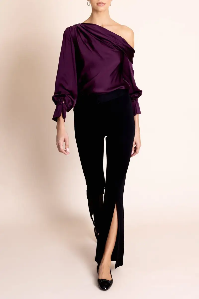 Simkhai Alice Top - Plum | Thumbnail 2