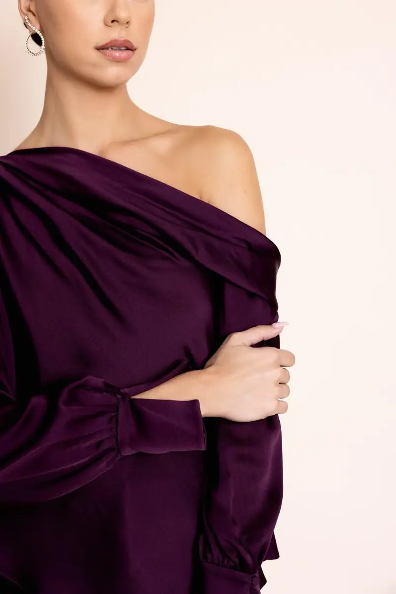 Simkhai Alice Top - Plum | Thumbnail 3