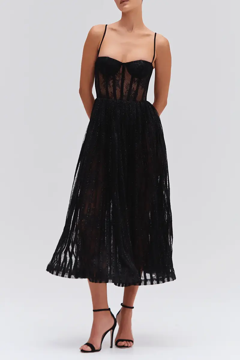 PatBo Bustier Midi Dress | Thumbnail 4