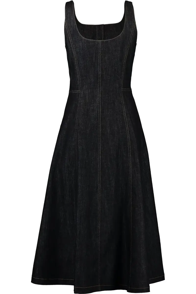 Adam Lippes Button Placket Dress | Thumbnail 5