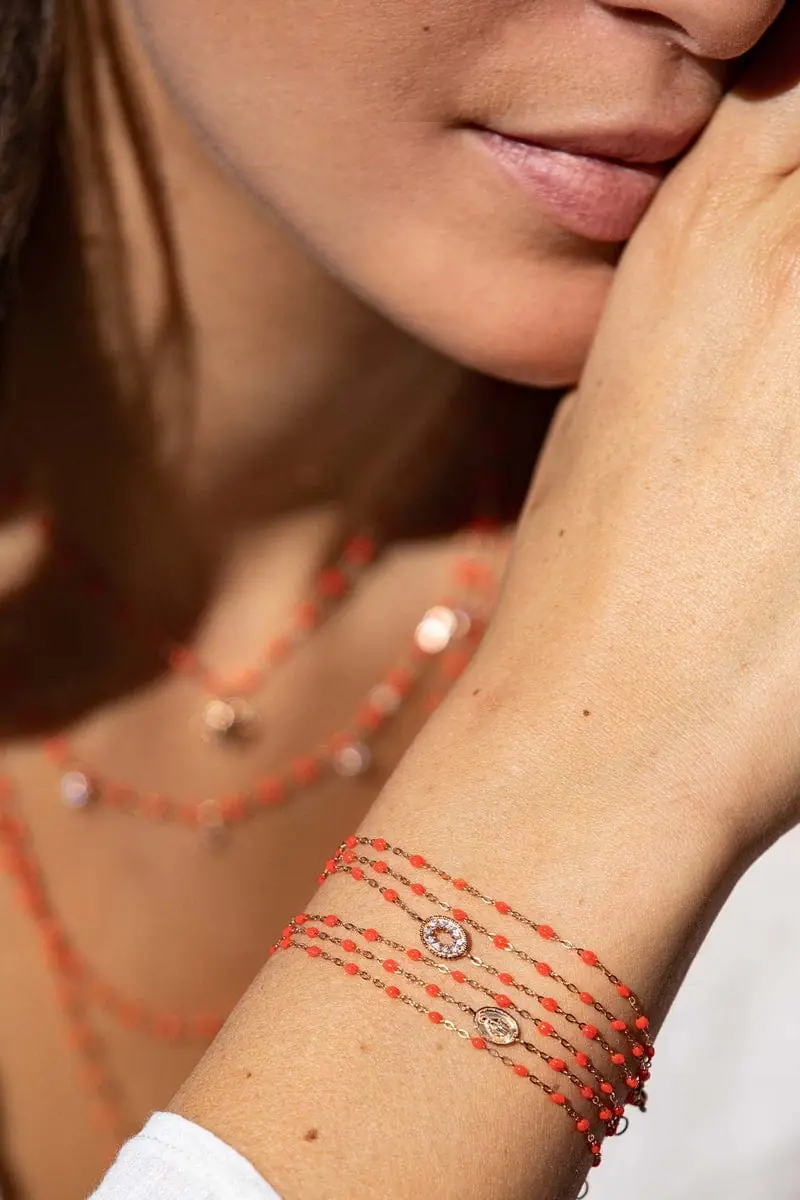 Gigi Clozeau Classic Gigi Bracelet - 6.7in - Coral | Thumbnail 2