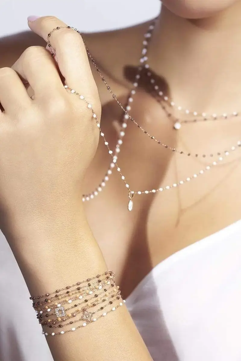 Gigi Clozeau Classic Gigi Bracelet - 6.7in - White | Thumbnail 2