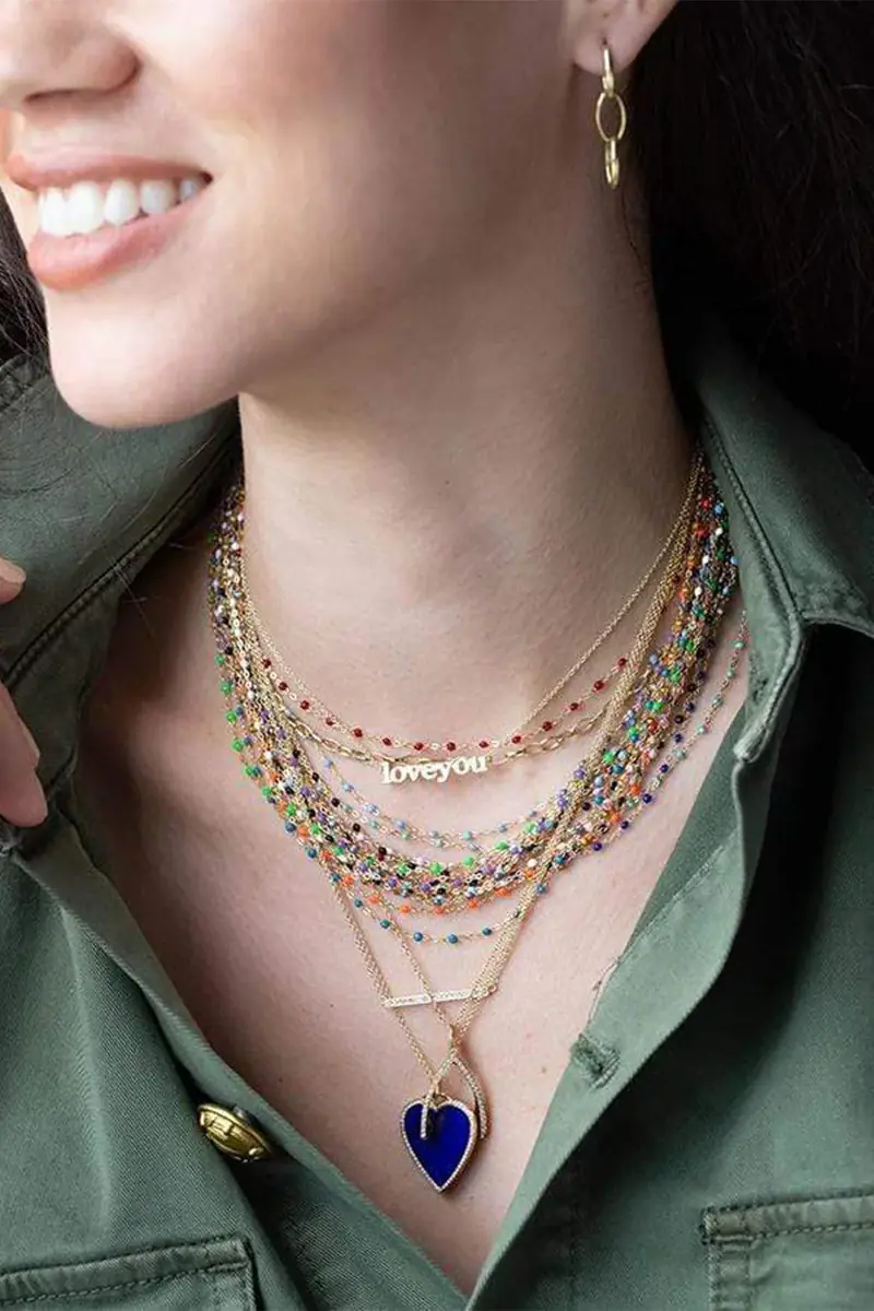 Gigi Clozeau Classic Gigi Necklace - 16.5in - Iceberg | Thumbnail 2