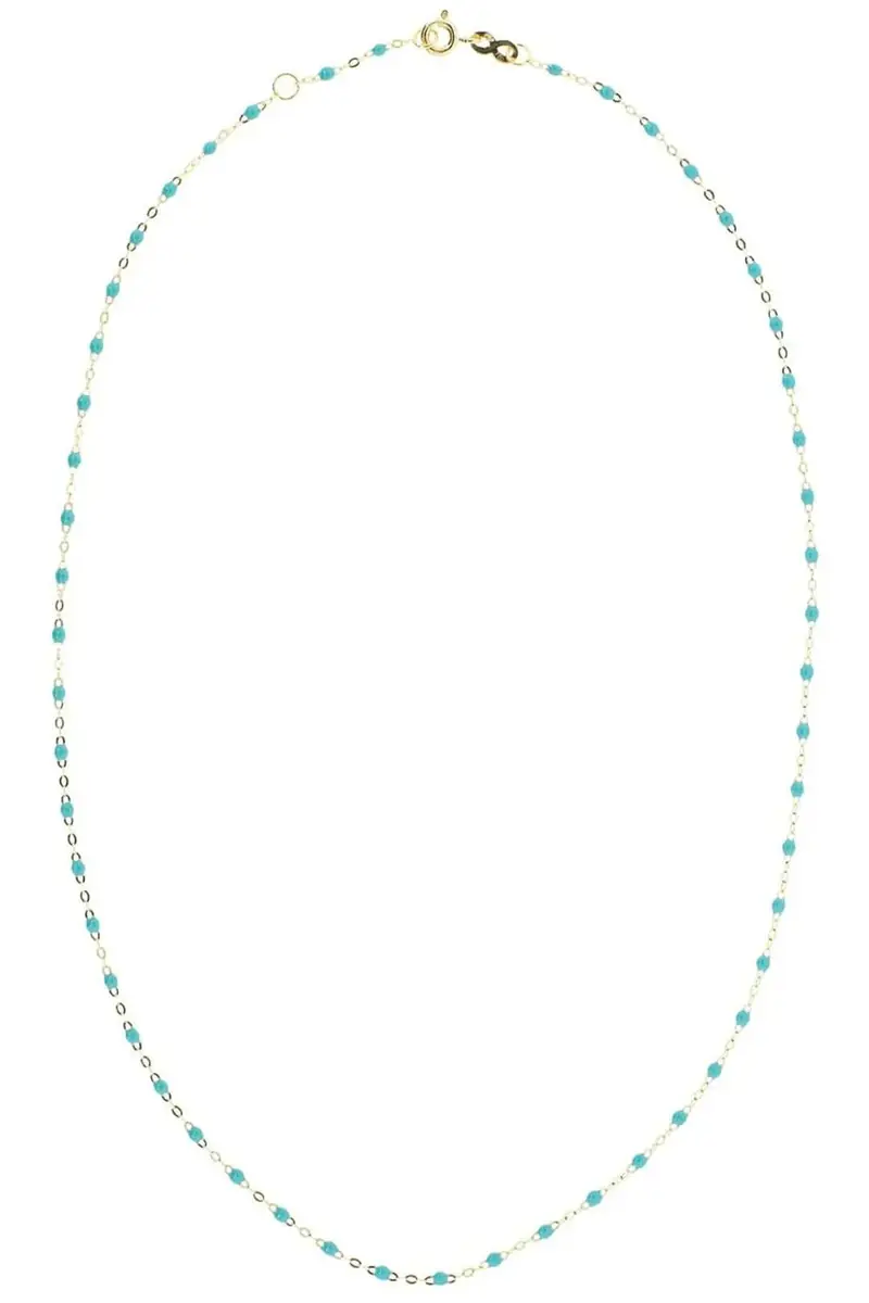 Gigi Clozeau Classic Gigi Necklace - 16.5in - Turquoise Green | Thumbnail 2 Gigi Clozeau Classic Gigi Necklace - 16.5in - Turquoise Green | Thumbnail 2