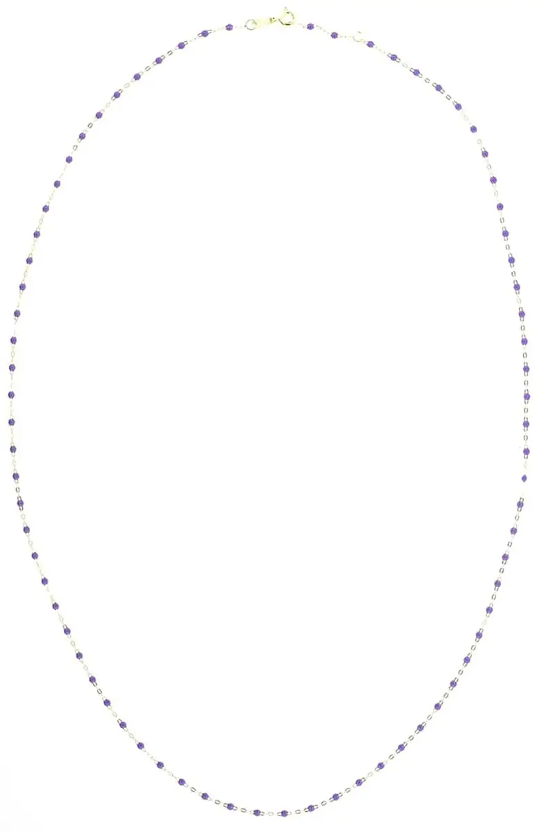 Gigi Clozeau Classic Gigi Sautoir Necklace - 24in - Mauve | Thumbnail 2 Gigi Clozeau Classic Gigi Sautoir Necklace - 24in - Mauve | Thumbnail 2