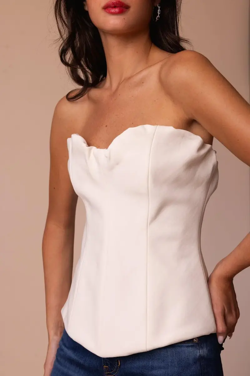 Victoria Beckham Corset Top | Thumbnail 2
