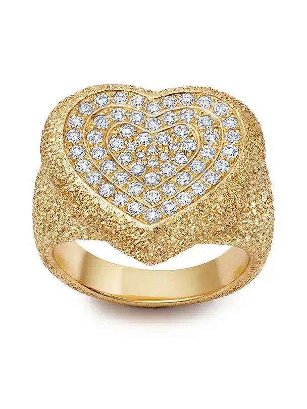 Diamond Pavé Cuore Ring Diamond Pavé Cuore Ring