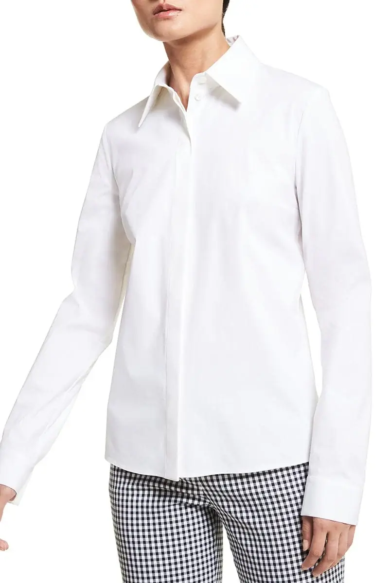 Michael Kors Collection Dolman Sleeve Button Down Shirt | Thumbnail 3