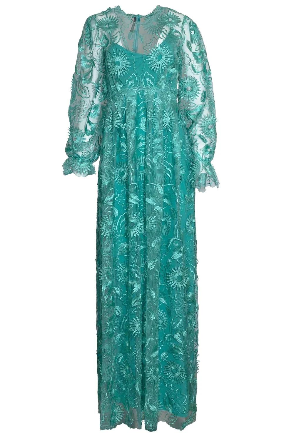Embroidered Tulle Gown Embroidered Tulle Gown
