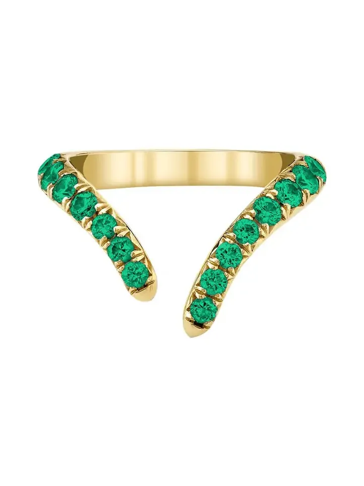 Emerald Tusk Ring Emerald Tusk Ring