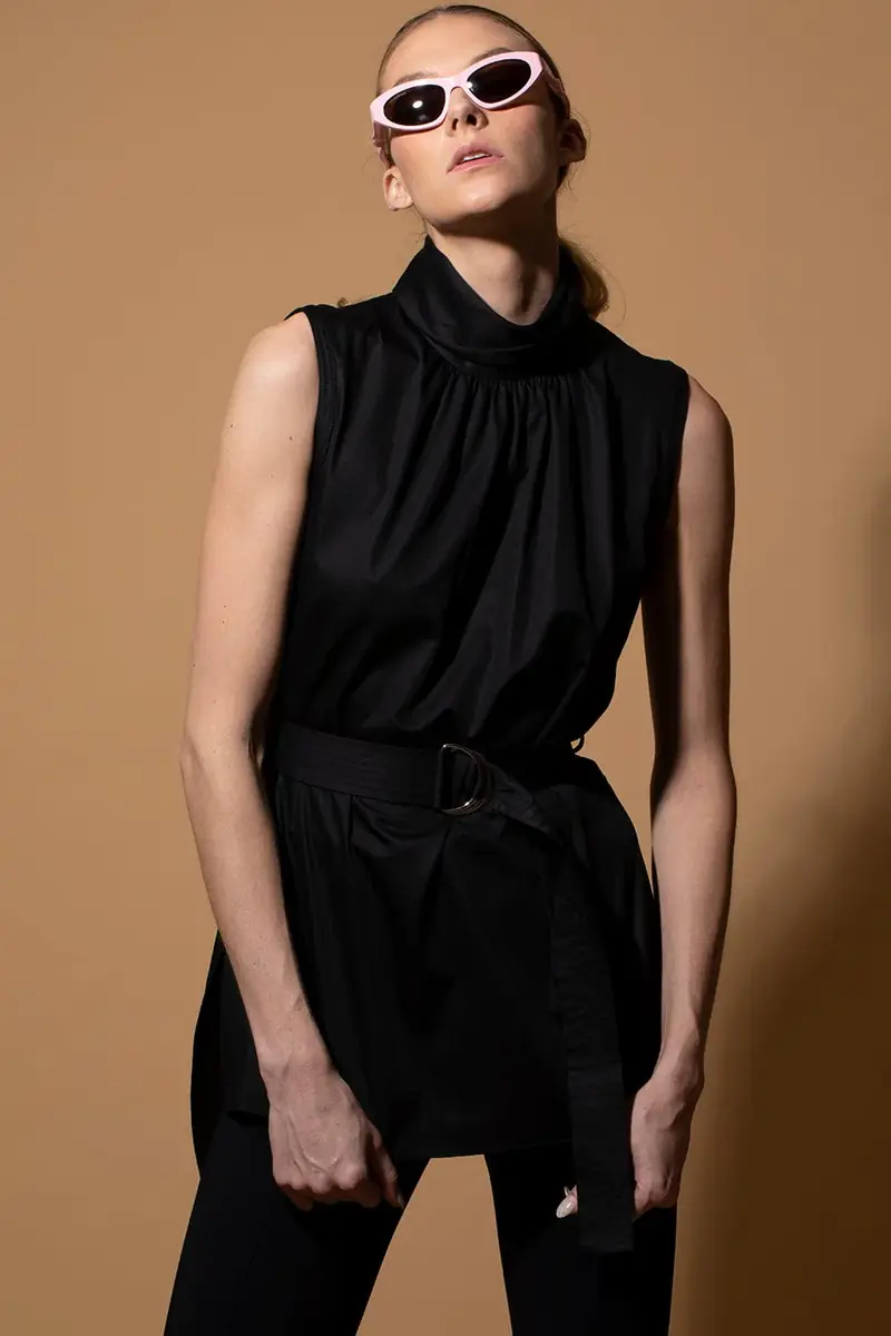 Adam Lippes Eva Flare Pant With Slit | Thumbnail 3
