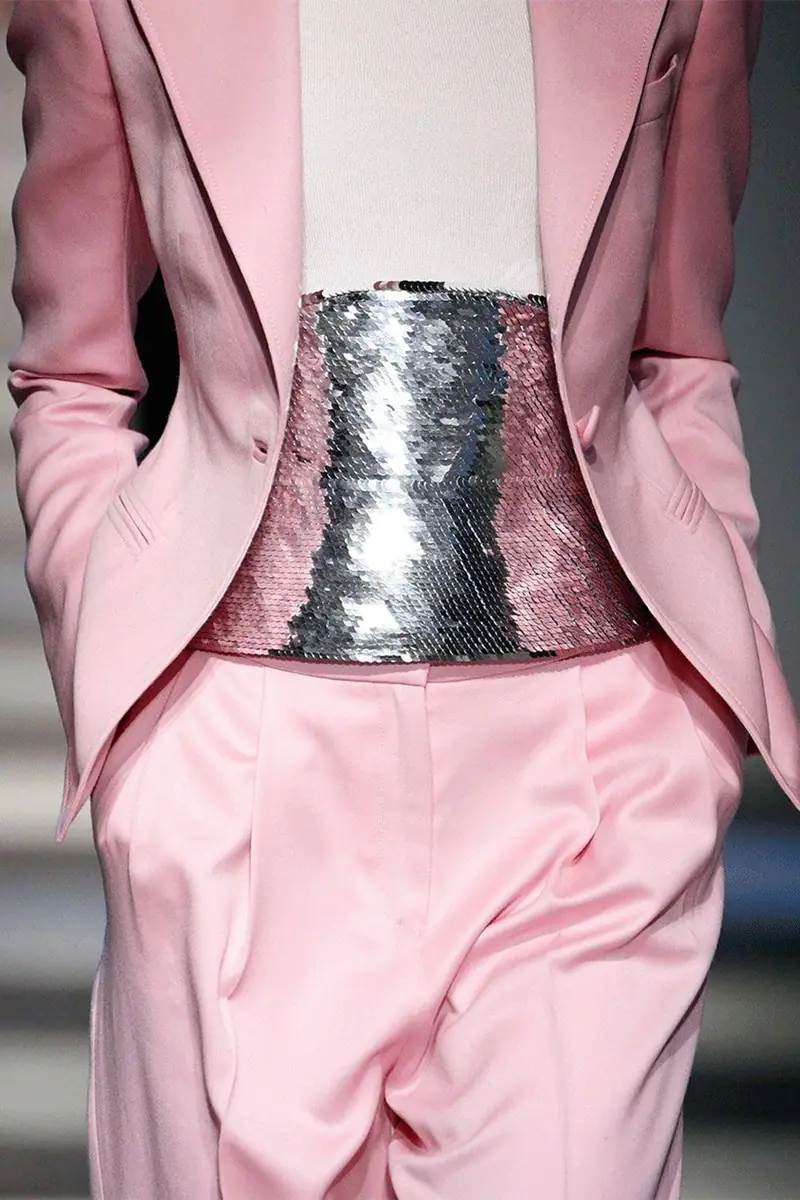 Oscar de la Renta Fish Scale Sequin Belt | Thumbnail 2 Oscar de la Renta Fish Scale Sequin Belt | Thumbnail 2