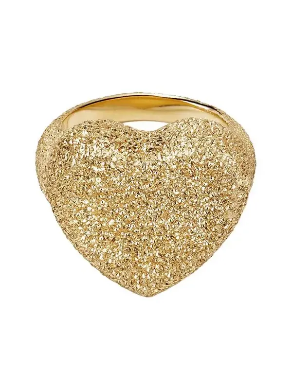 Florentine Finish Cuore Ring Florentine Finish Cuore Ring