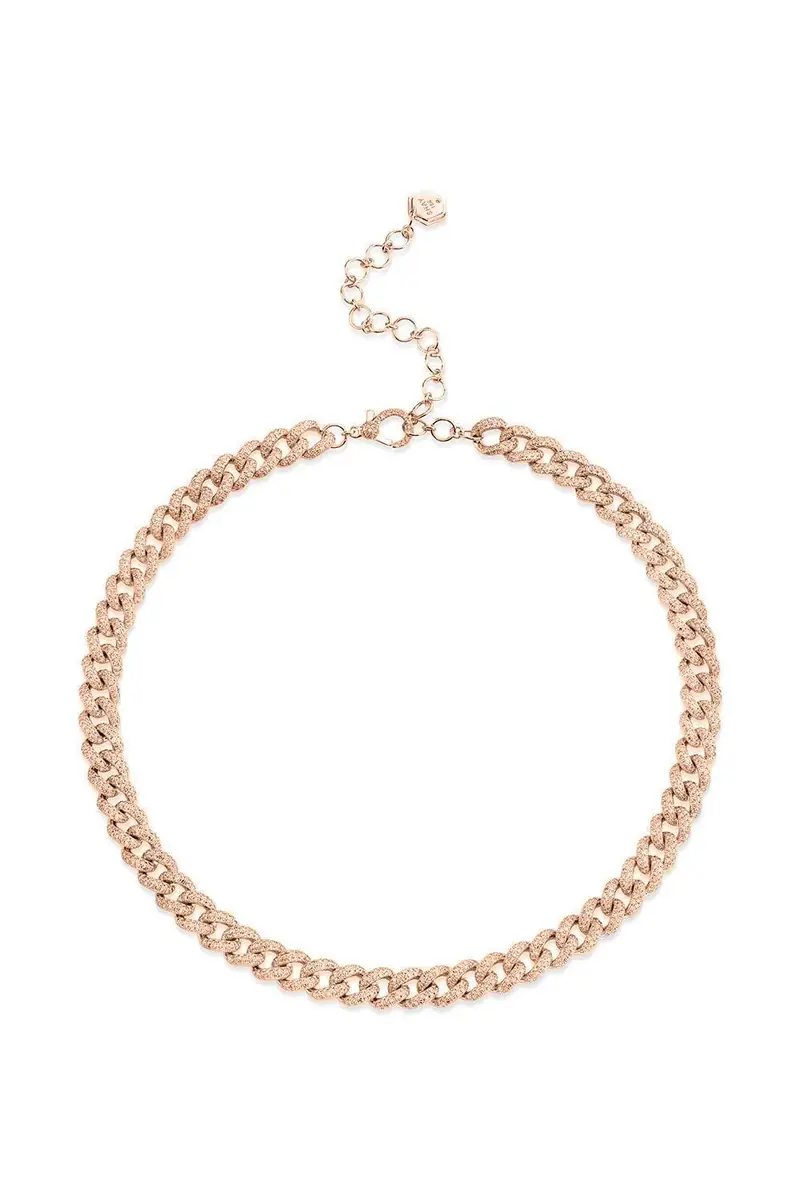 SHAY JEWELRY Full Pave Link Necklace | Thumbnail 5