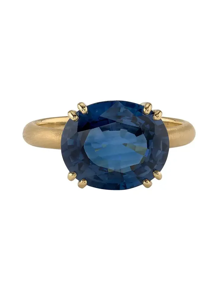 Gemmy Gem Double Prong Sapphire Ring