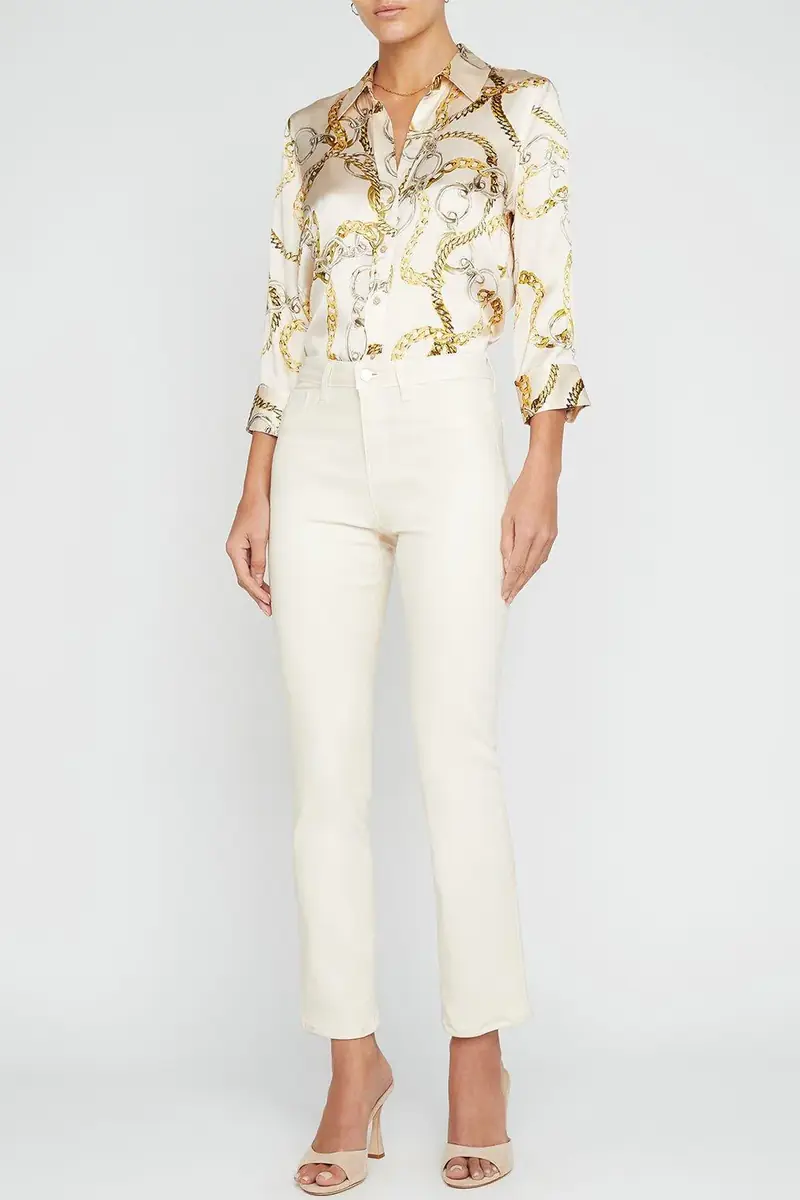 L'Agence Ginny Straight Leg Pant | Thumbnail 2
