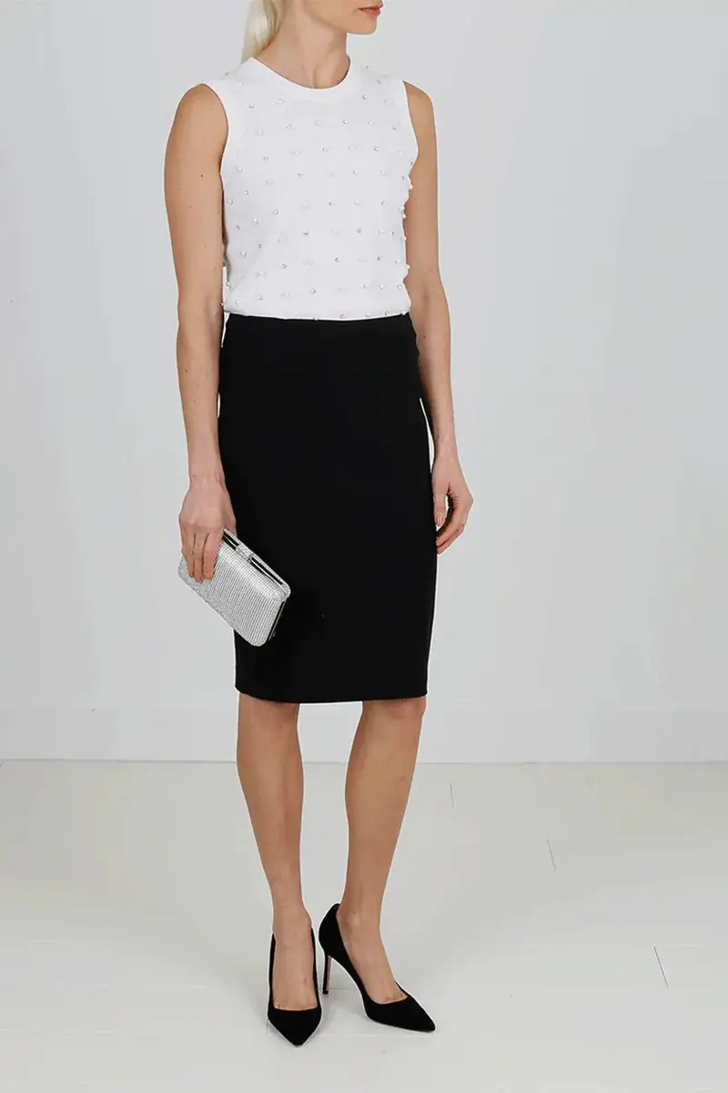 AVENUE MONTAIGNE High Waisted Pencil Skirt | Thumbnail 2