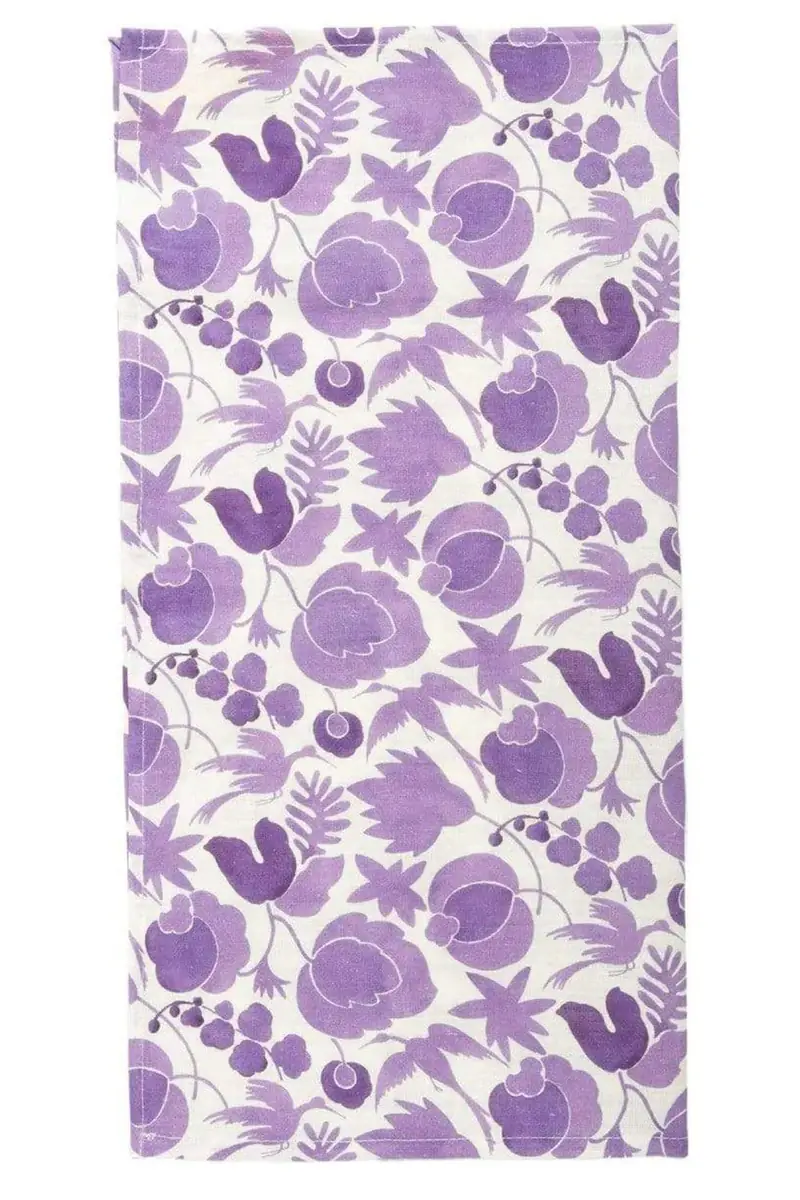 La DoubleJ Large Napkins Set Of 6 - Wildbird Viola | Thumbnail 3 La DoubleJ Large Napkins Set Of 6 - Wildbird Viola | Thumbnail 3