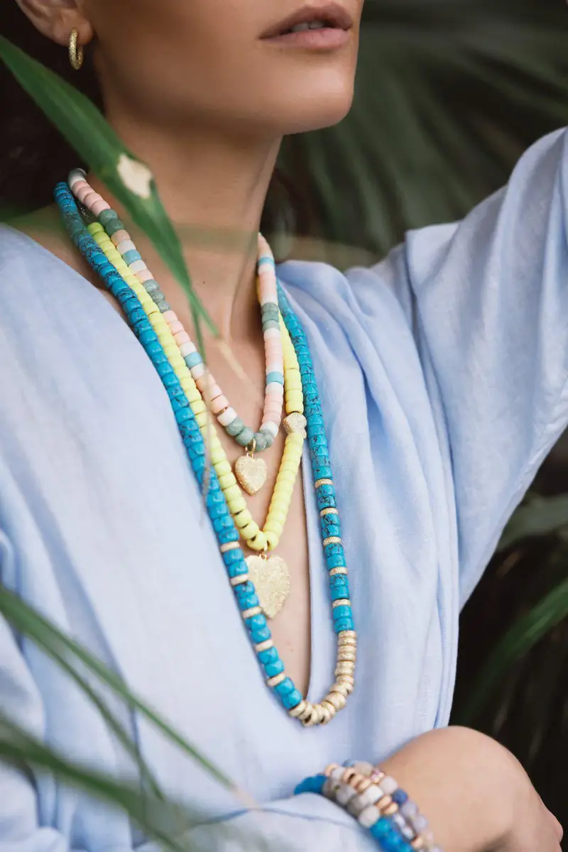 Carolina Bucci Long Forte Beads Cord - Sun | Thumbnail 5 Carolina Bucci Long Forte Beads Cord - Sun | Thumbnail 5
