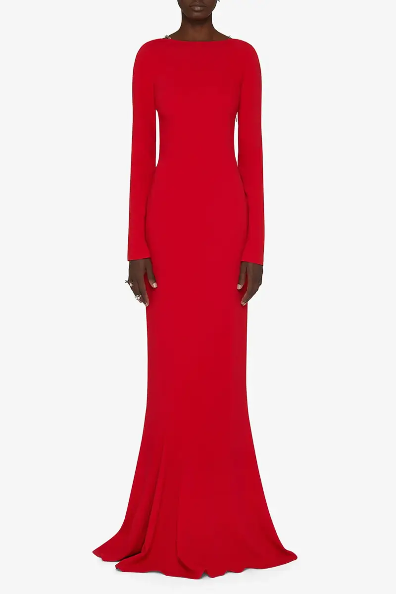 Givenchy Long Sleeve Dress W/ Chain | Thumbnail 2