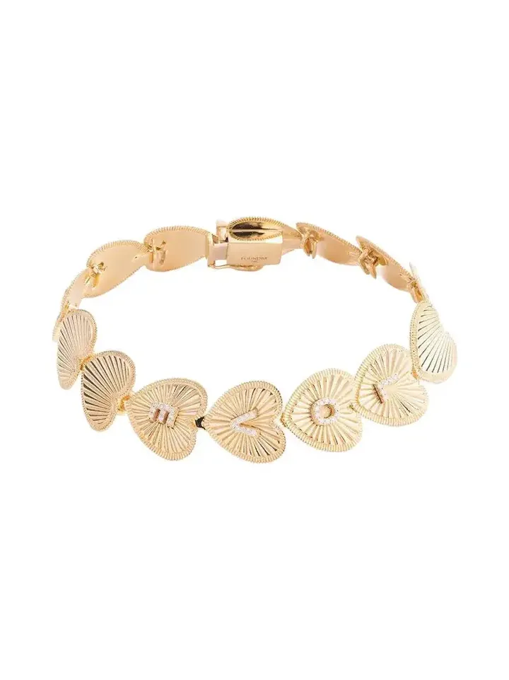 Love Heart Token Bracelet Love Heart Token Bracelet