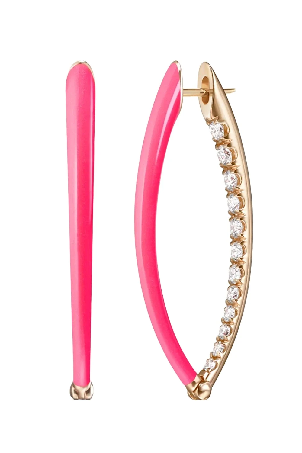 Medium Pink Cristina Earrings Medium Pink Cristina Earrings