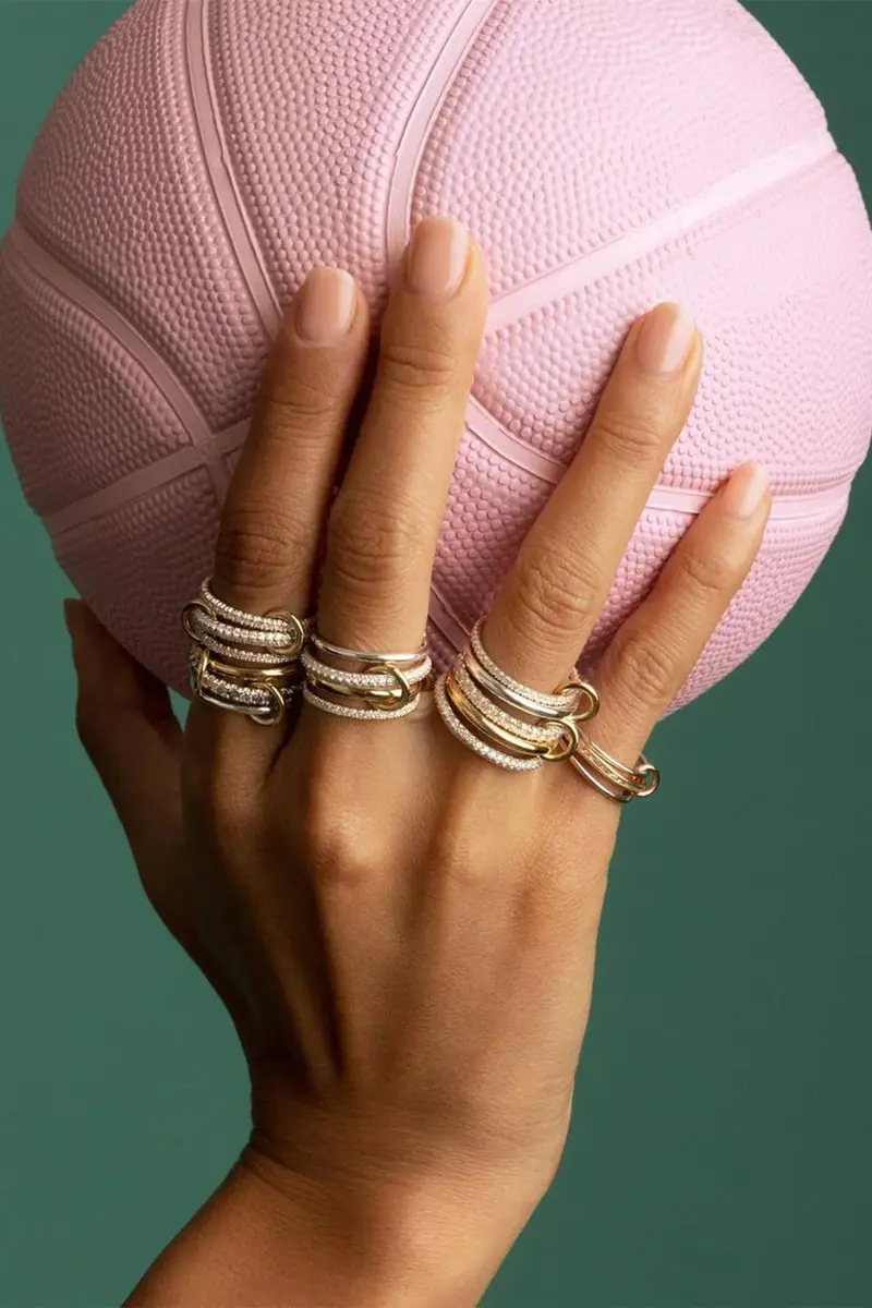 Spinelli Kilcollin Nova SG Petite 3 Link Ring | Thumbnail 2