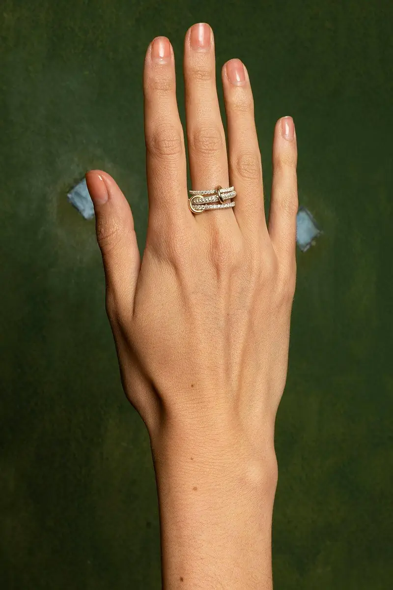 Spinelli Kilcollin Nova SG Petite 3 Link Ring | Thumbnail 3