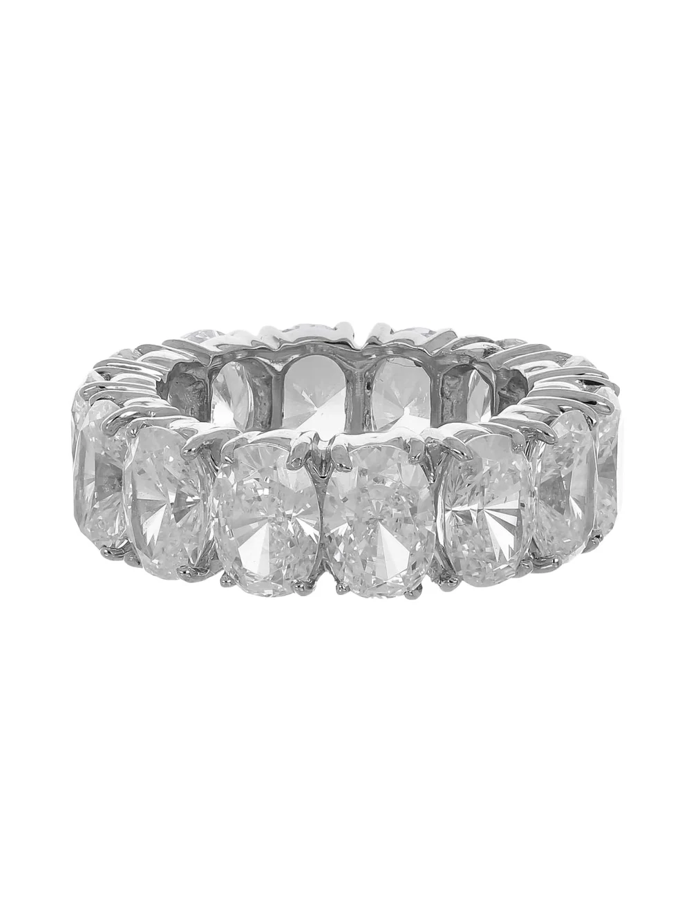 FANTASIA by DESERIO Oval Cut Eternity Band