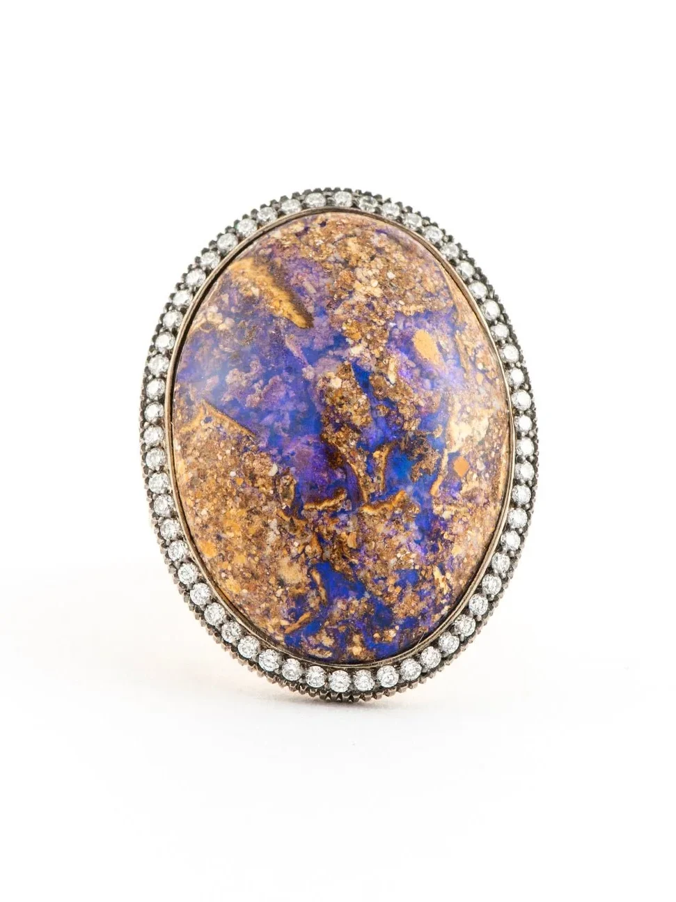 Oval Opal Diamond Ring Oval Opal Diamond Ring