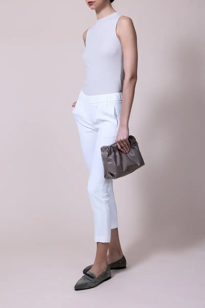 Brunello Cucinelli Ribbed Tank - Beige | Thumbnail 2