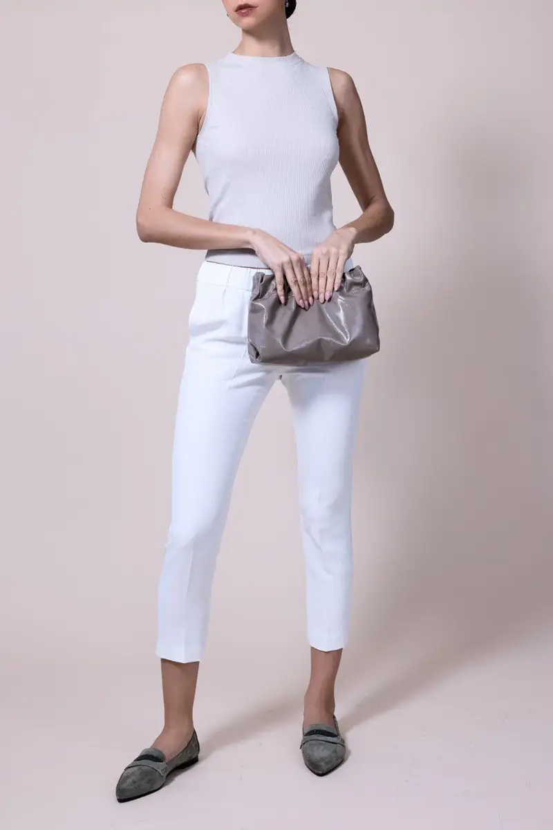 Brunello Cucinelli Ribbed Tank - Beige | Thumbnail 4