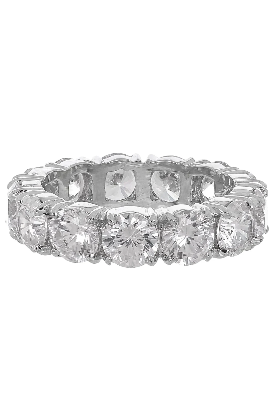 FANTASIA by DESERIO Round Cut Eternity Band