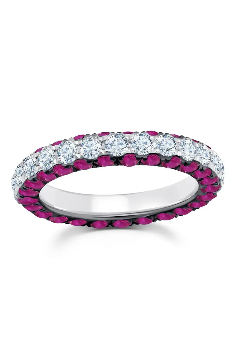Ruby & Diamond 3 Sided Ring Ruby & Diamond 3 Sided Ring