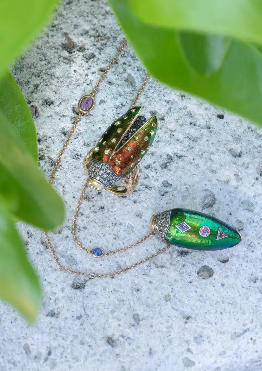 BIBI VAN DER VELDEN Scarab Fly Ring | Thumbnail 5