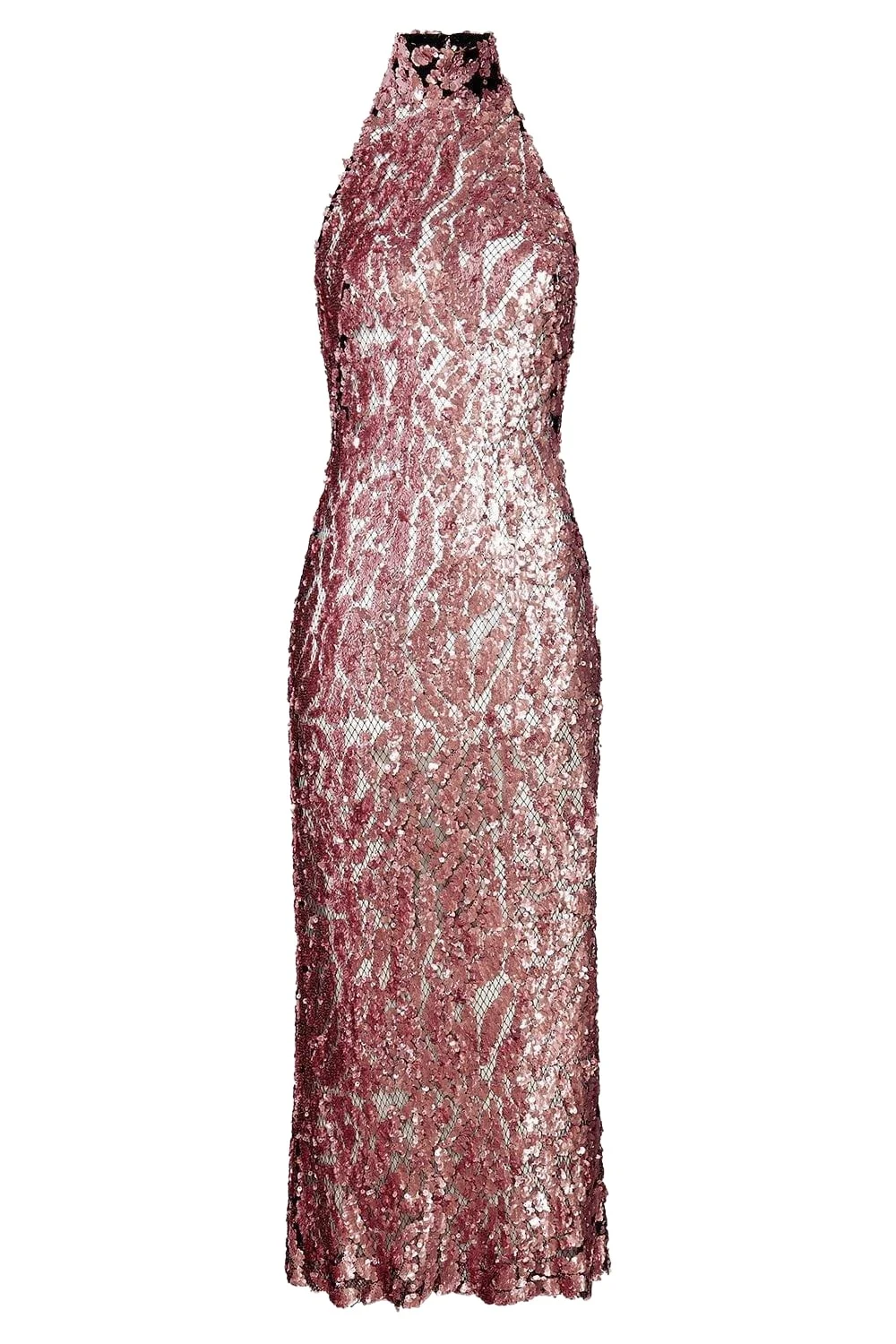 Sequin Halter Open Back Dress Sequin Halter Open Back Dress