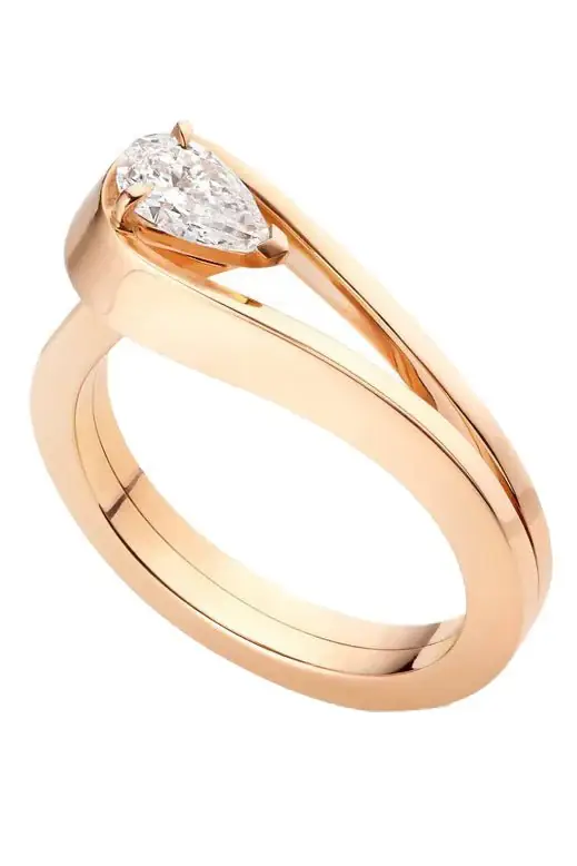 Repossi Serti Inverse Diamond Ring - Rose Gold | Image 1 Repossi Serti Inverse Diamond Ring - Rose Gold | Image 1