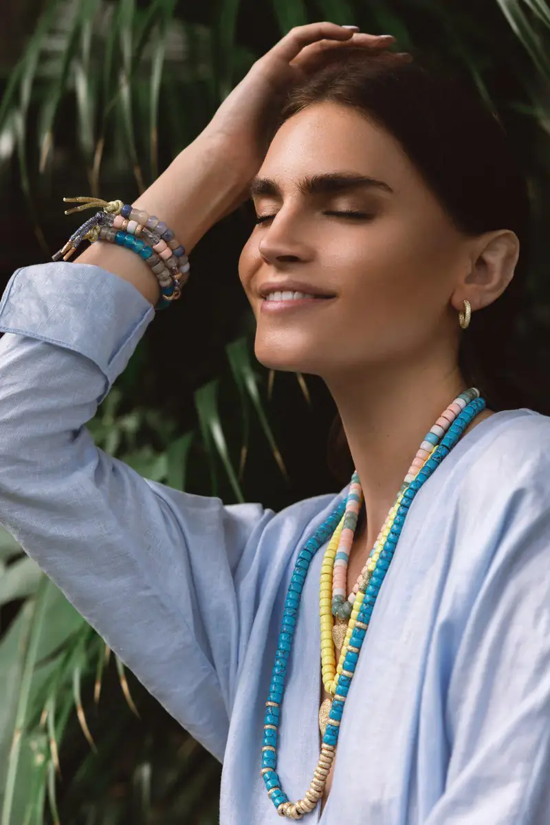 Carolina Bucci Short Forte Beads Cord | Thumbnail 5 Carolina Bucci Short Forte Beads Cord | Thumbnail 5