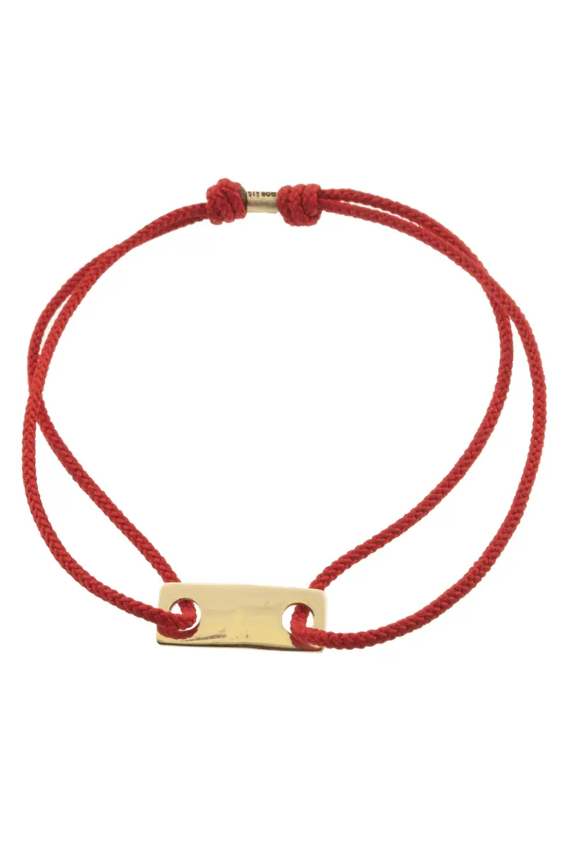 LUIS MORAIS Small ID Plate Link Cord Bracelet | Thumbnail 3 LUIS MORAIS Small ID Plate Link Cord Bracelet | Thumbnail 3