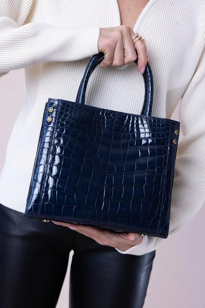 JADA LOVELESS Small Tote - Ocean Blue | Thumbnail 2