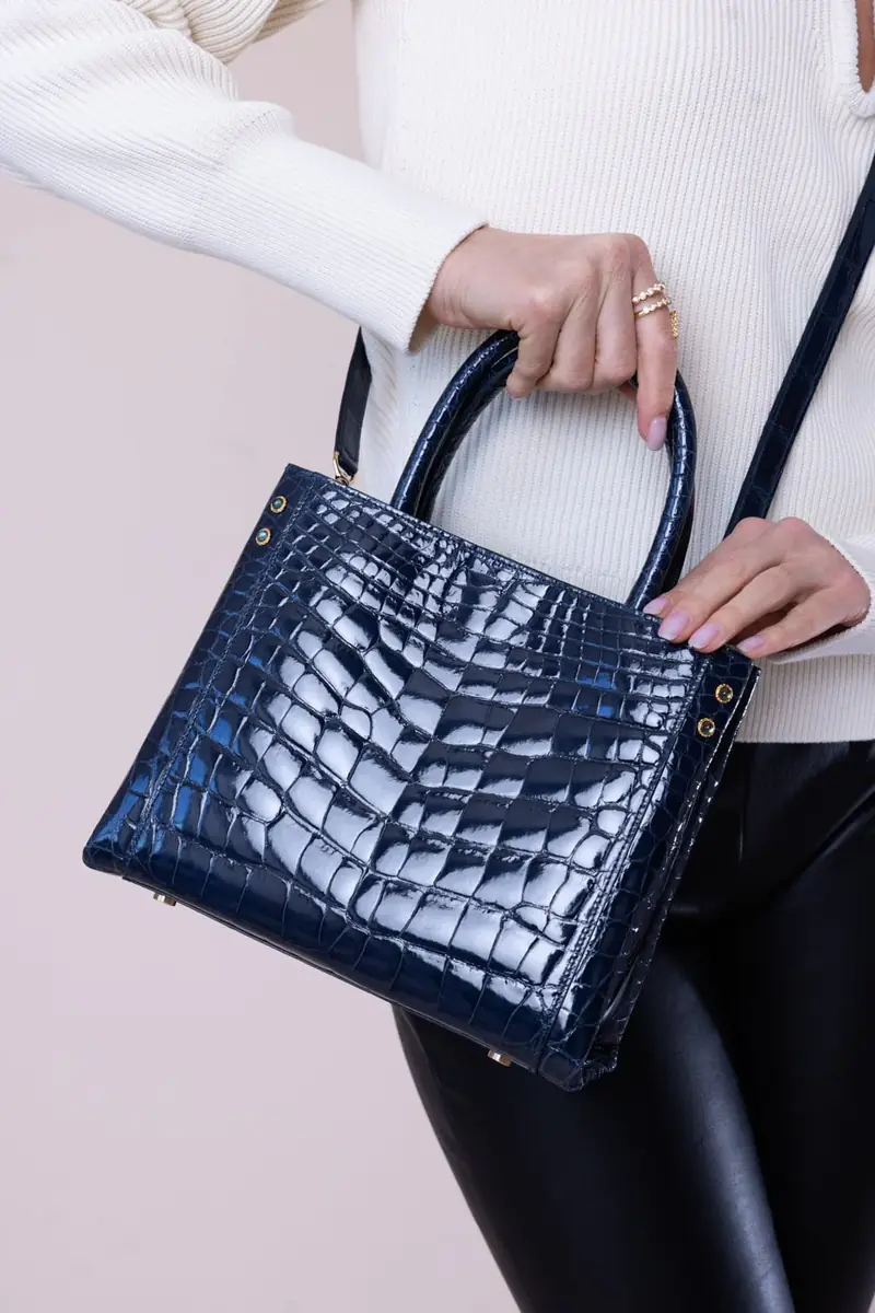 JADA LOVELESS Small Tote - Ocean Blue | Thumbnail 3