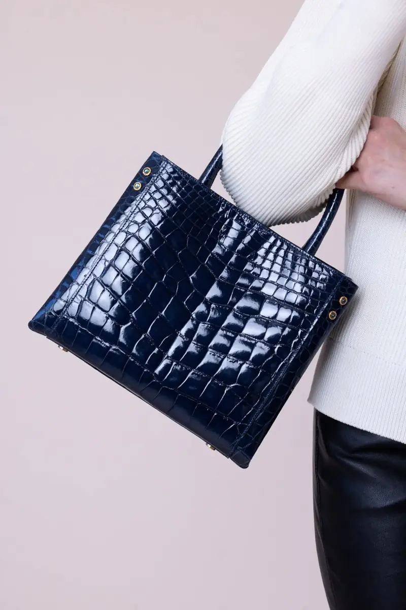 JADA LOVELESS Small Tote - Ocean Blue | Thumbnail 4