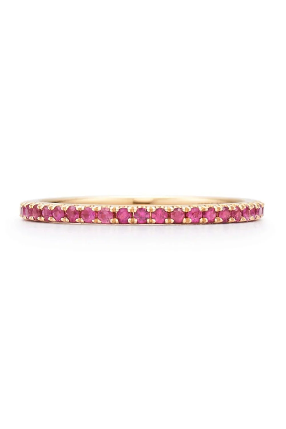 Stackable Slim Ruby Ring Stackable Slim Ruby Ring