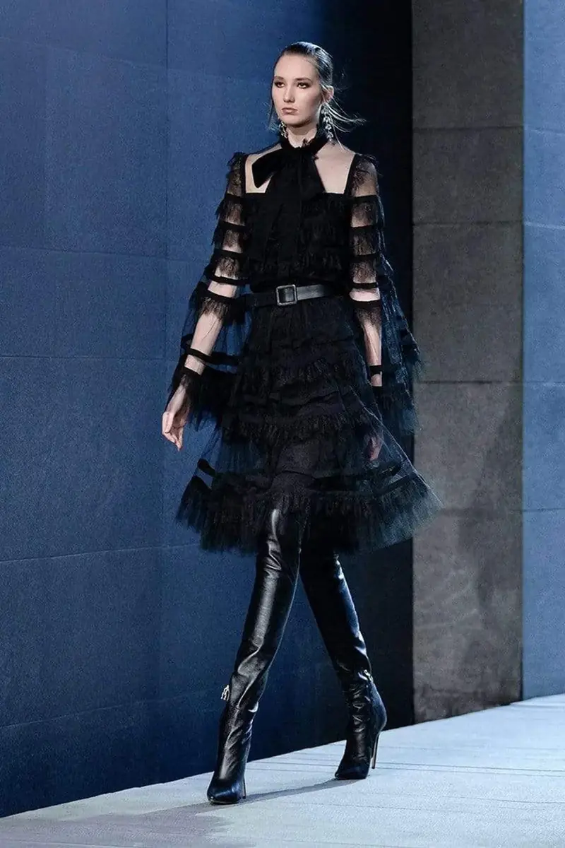Elie Saab Tulle And Lace Blouse | Thumbnail 2