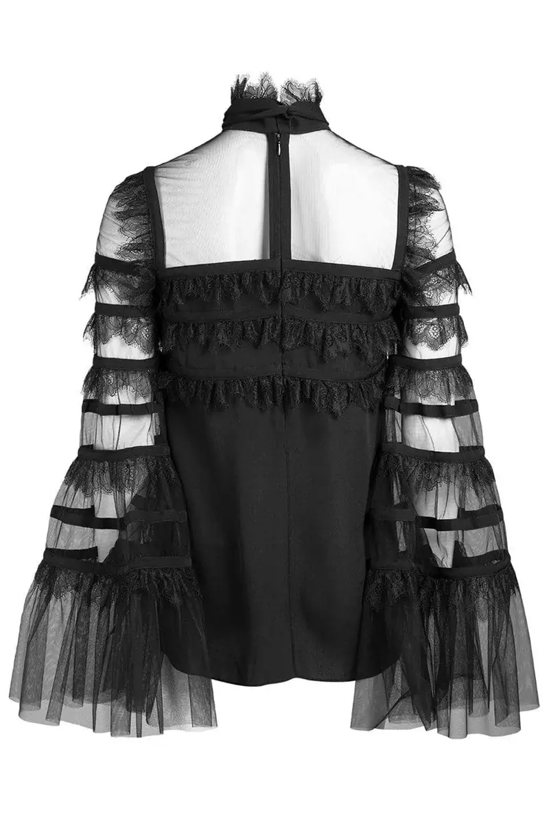 Elie Saab Tulle And Lace Blouse | Thumbnail 4