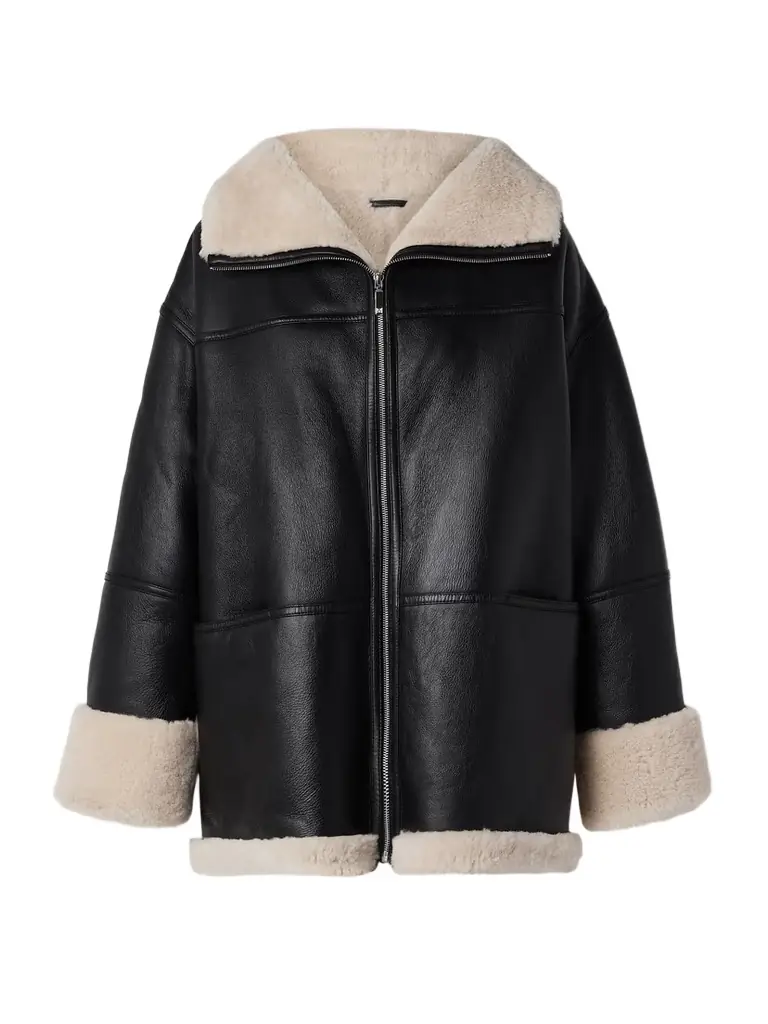 TOTEME Two-tone Shearling Jacket | Image 1 TOTEME Two-tone Shearling Jacket | Image 1