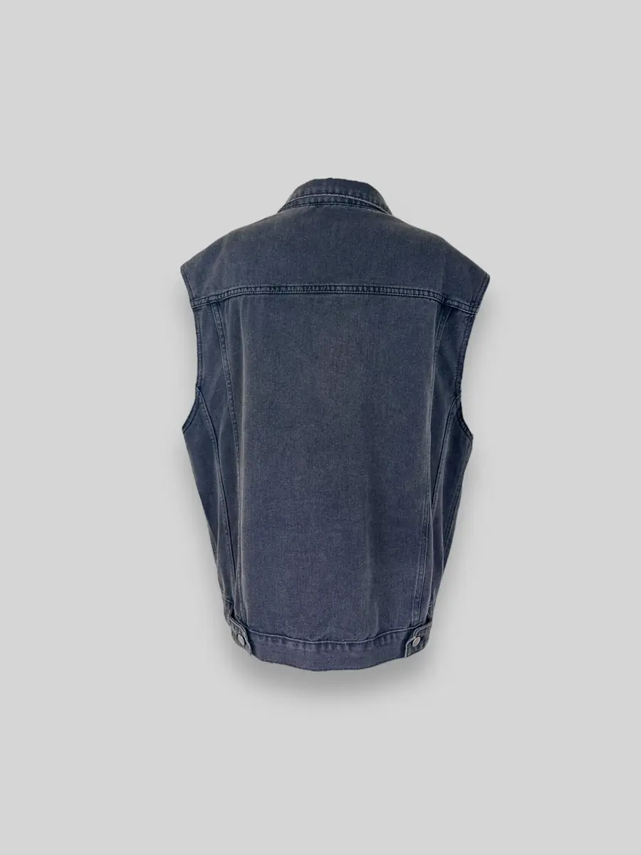 Jen Wonders Studio Oversized Denim Vest | Thumbnail 8
