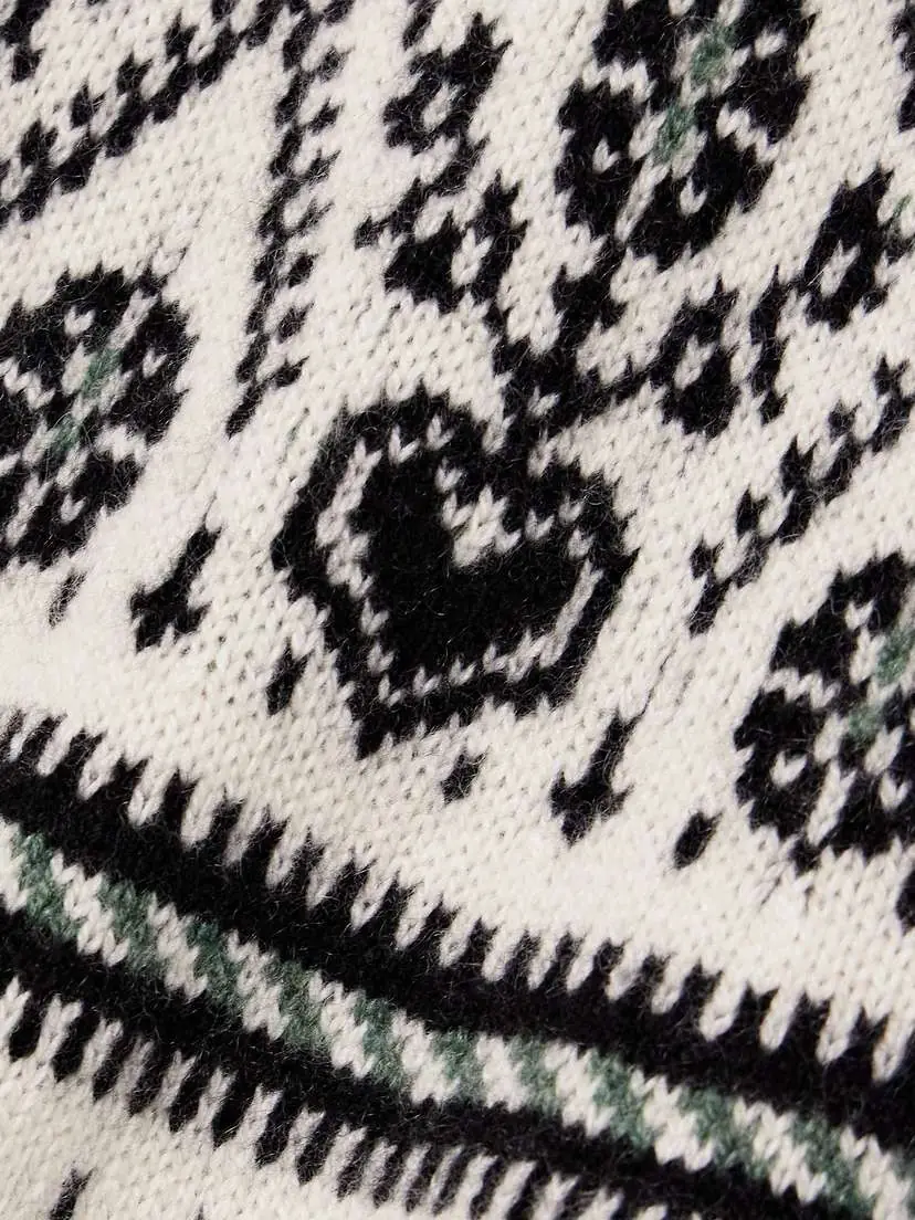 Khaite Guy Intarsia Cashmere-blend Sweater | Thumbnail 4