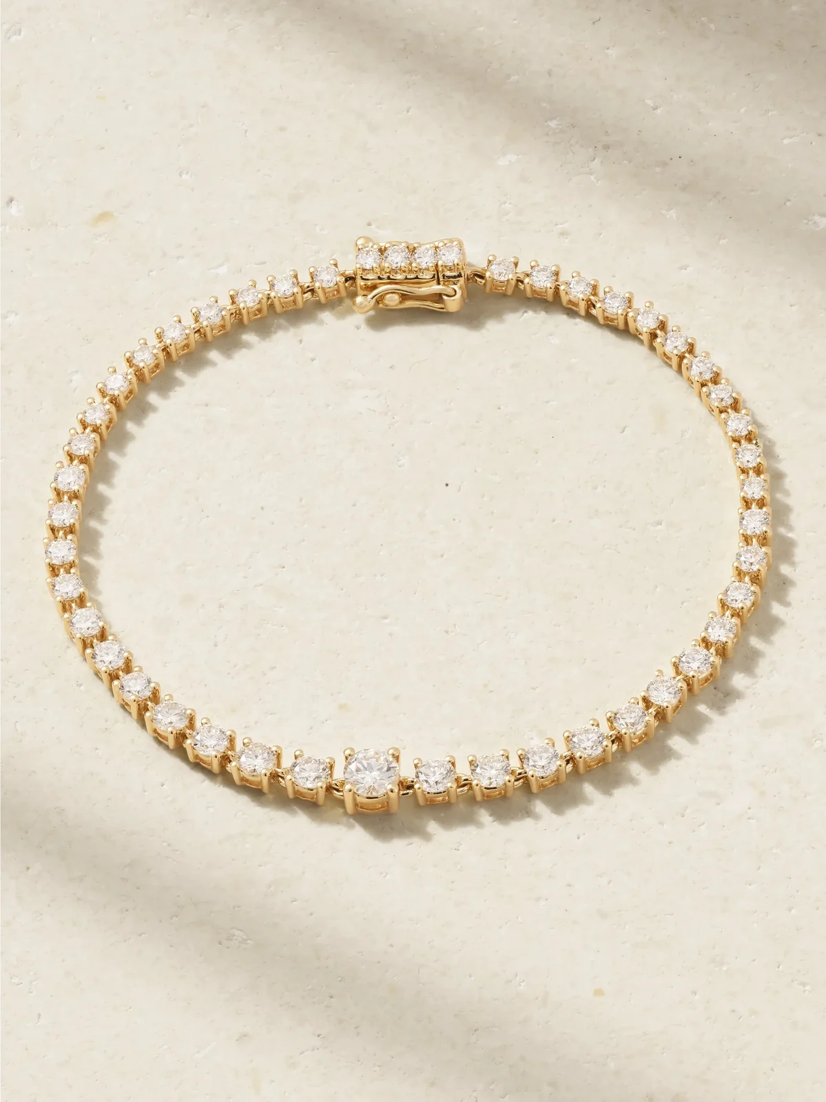 Rope 18-karat Gold Diamond Bracelet Rope 18-karat Gold Diamond Bracelet